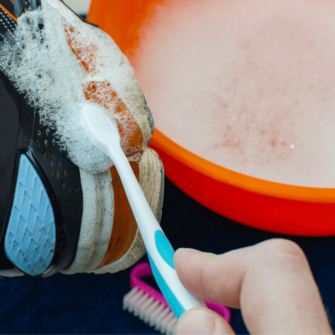 Household tips to keep your gravel tennis shoes clean