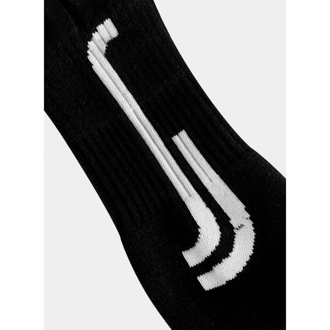 RS Cushioned Performance Socks 3-pak sportsstrømper sort med hvid stribe