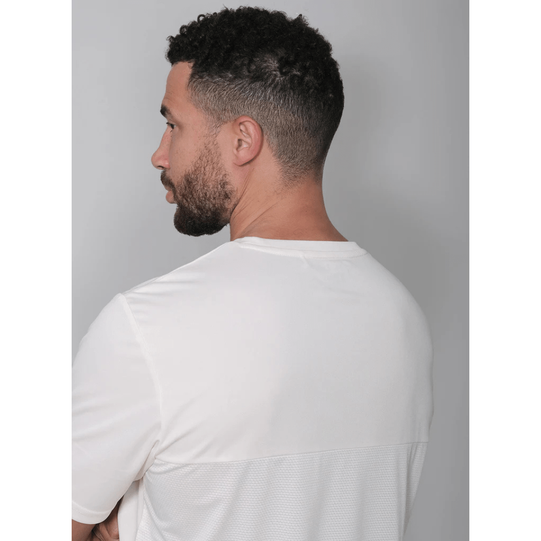 RS Men's Performance Tee Court White t-shirt för tennis & padel