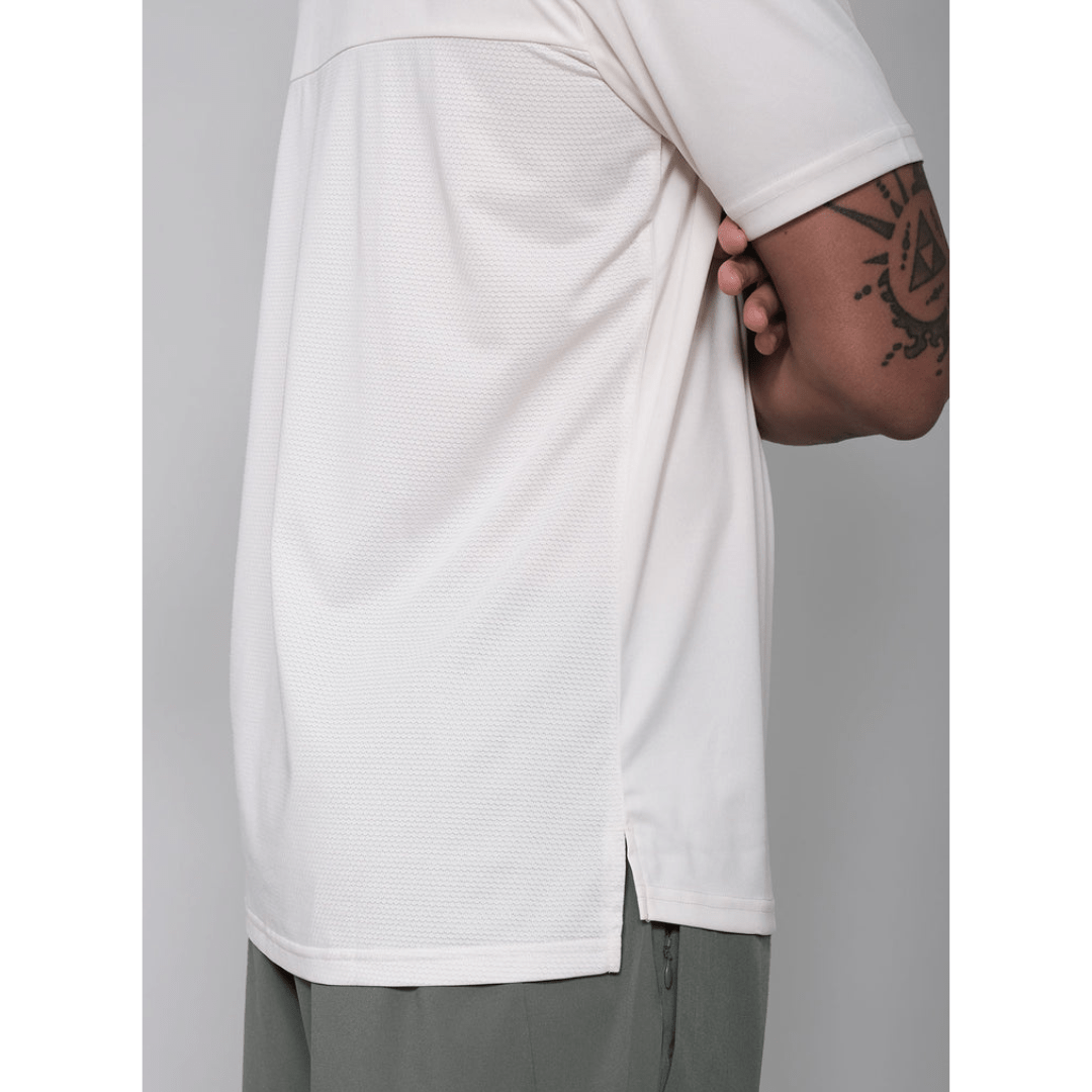 RS Men's Performance Tee Court White t-shirt för tennis & padel