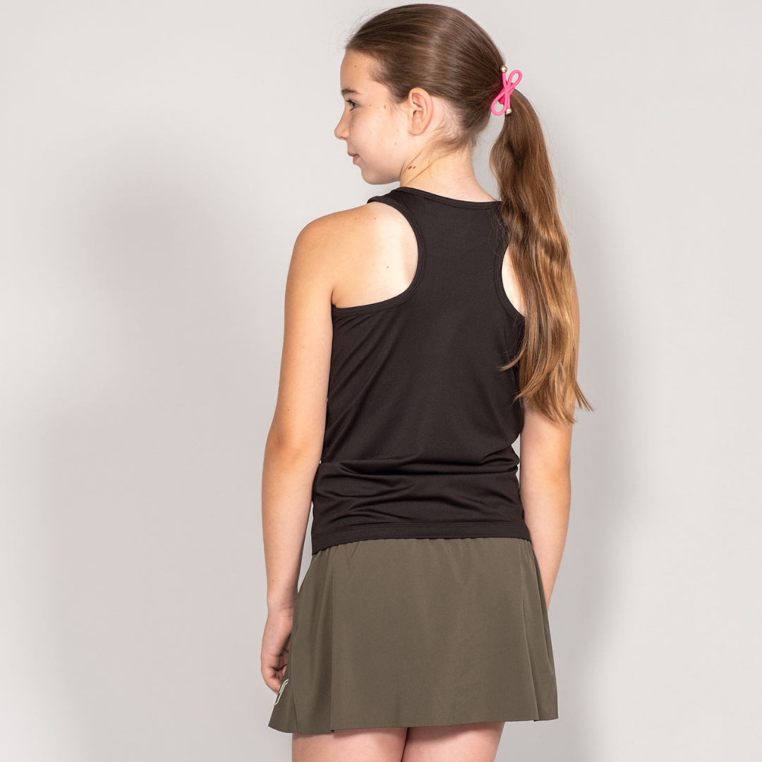 RS Girl's Performance Racerback Mesh Sort træningstop til piger