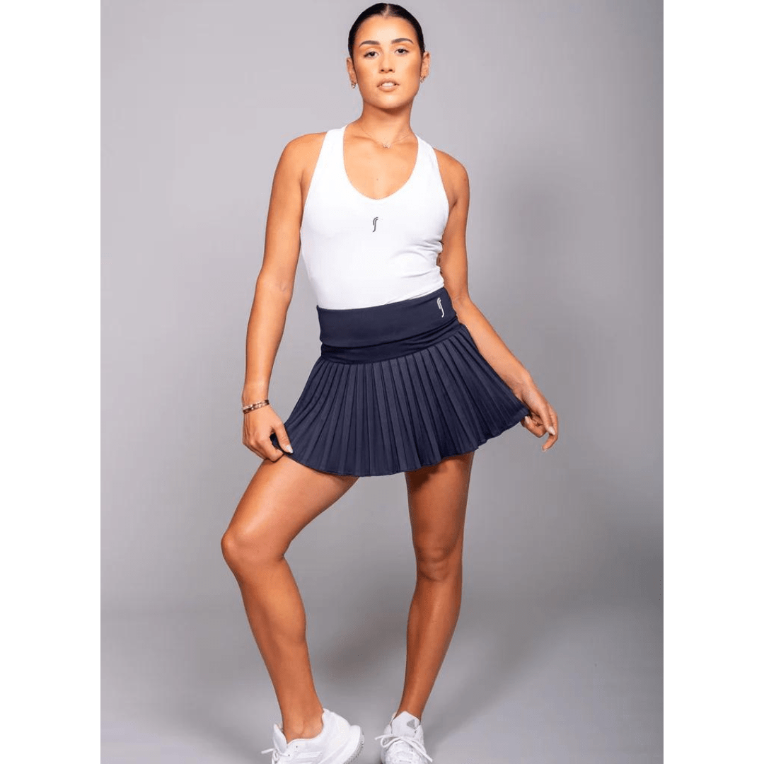 RS Women's Court V-neck Top white tennis & padel training top