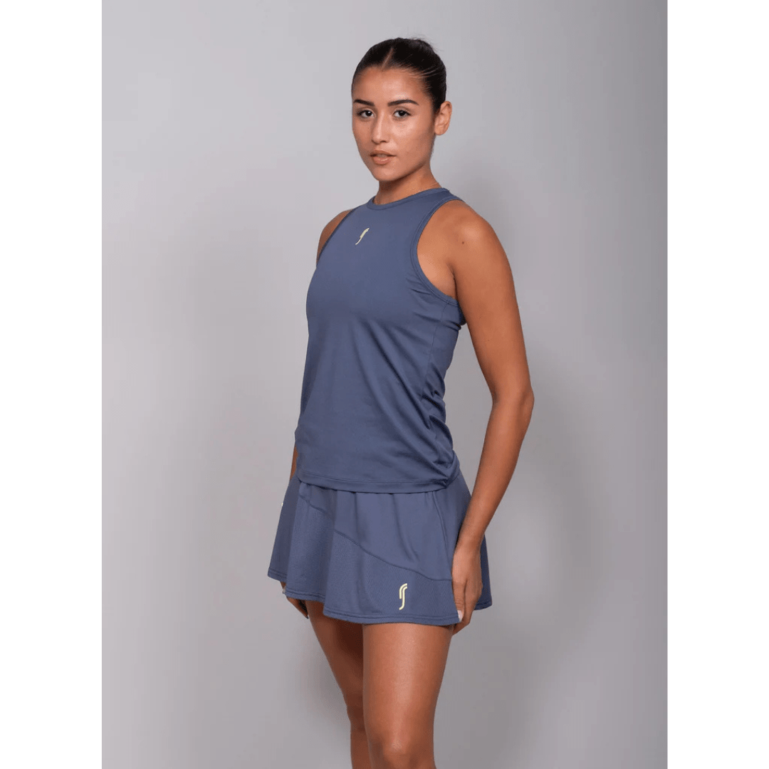 RS Women's Performance Tank Mesh Deep Blue träningslinne tennis & padel