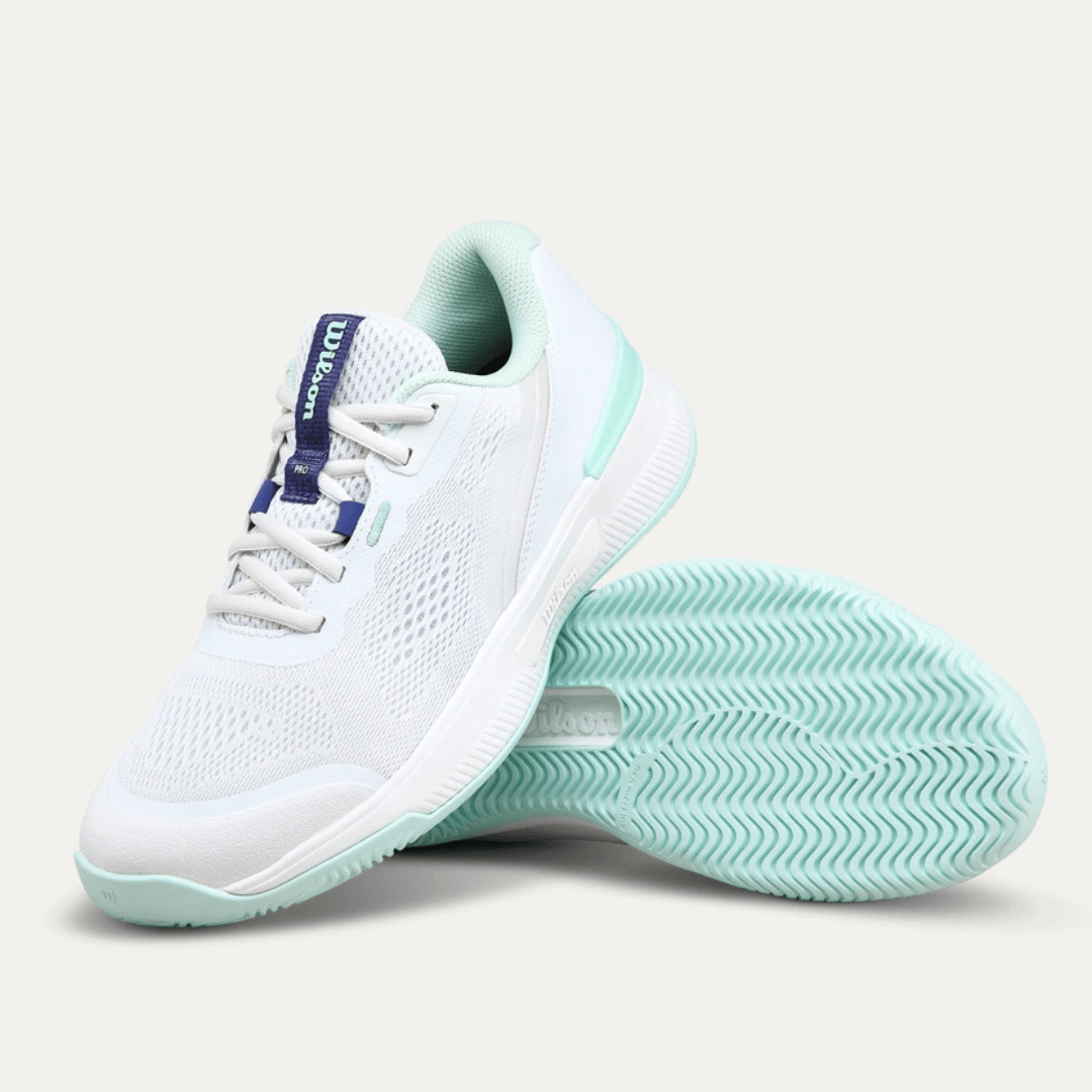 Wilson Intrigue Pro all court tennis shoes women white/bay/skipperblue
