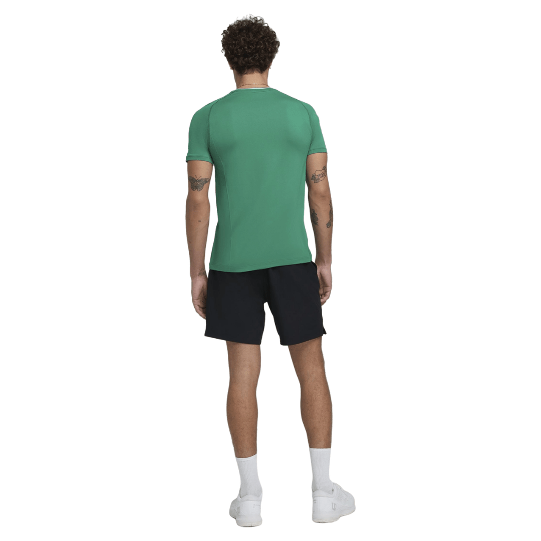 Wilson Men Team Seamless Crew Courtside Green t-shirt til tennis & padel