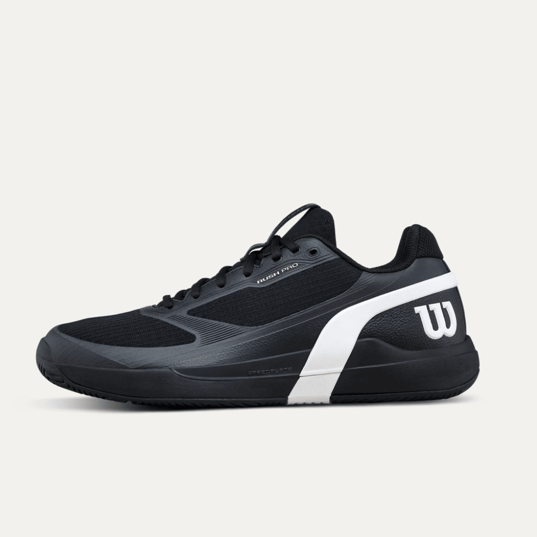 Wilson Rush Pro 5 All-court Men's Tennis Shoe Black/White/Stormy Weather herretennisskor