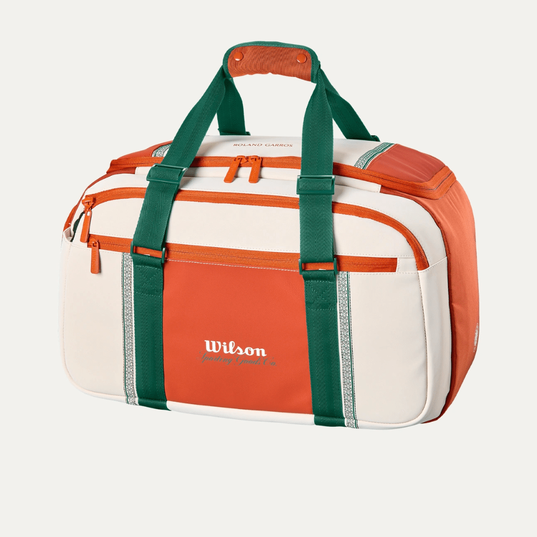 Wilson Roland Garros 2026 Small Duffel Bag Cream/Clay/Green tennisväska