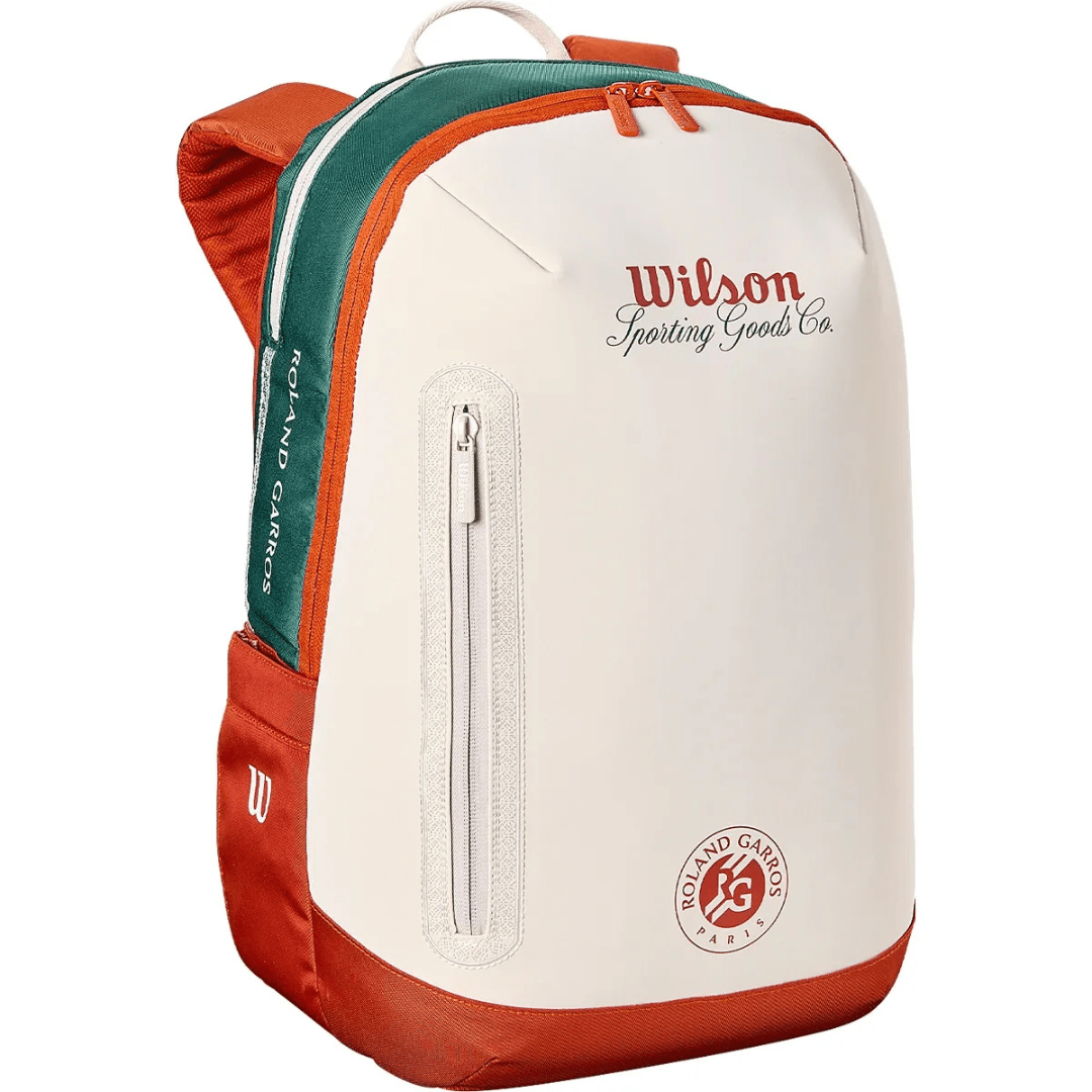 Wilson Roland Garros 2026 Tennis Backpack Cream tennisrygsæk