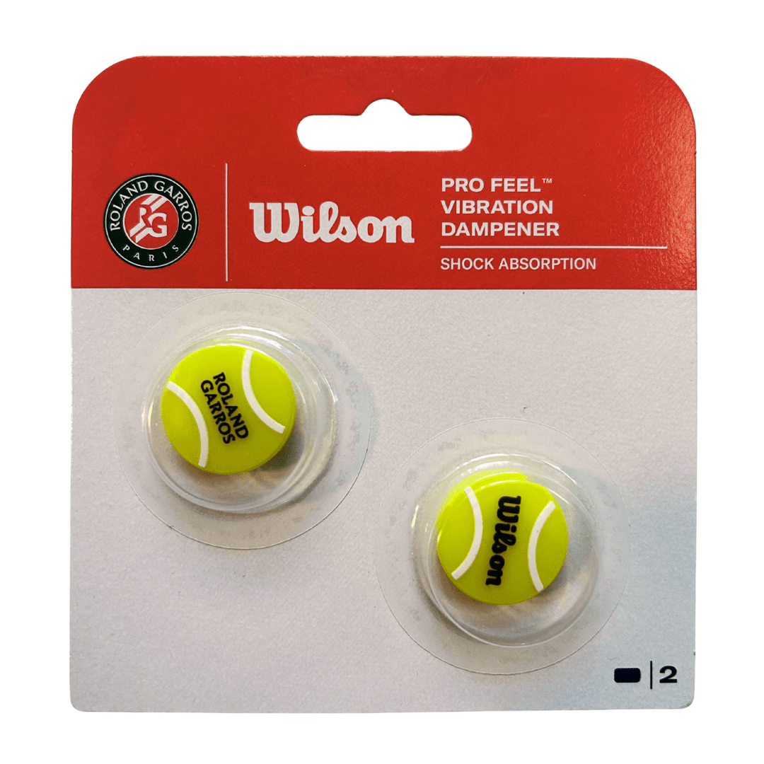 Wilson Roland Garros Pro Feel Dampener 2-pack for tennis racket