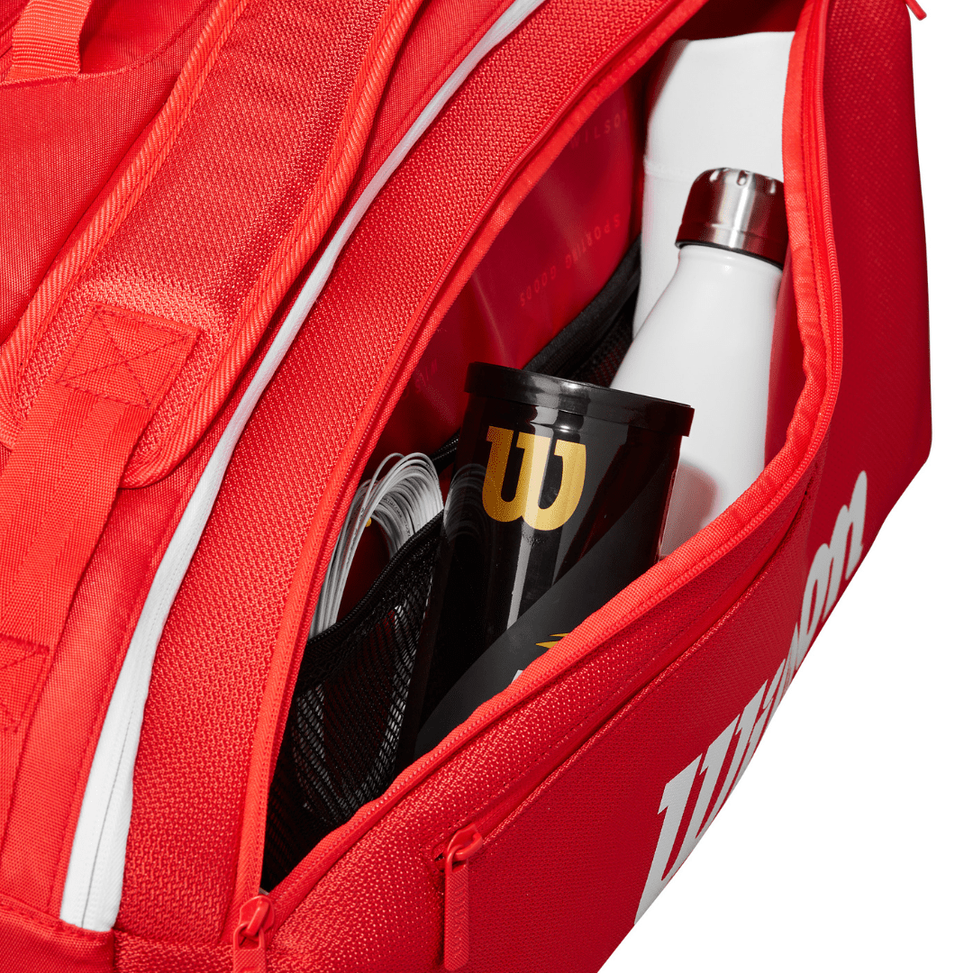 Wilson Super Tour 15-pack Wilson Red 2025 red tennis bag