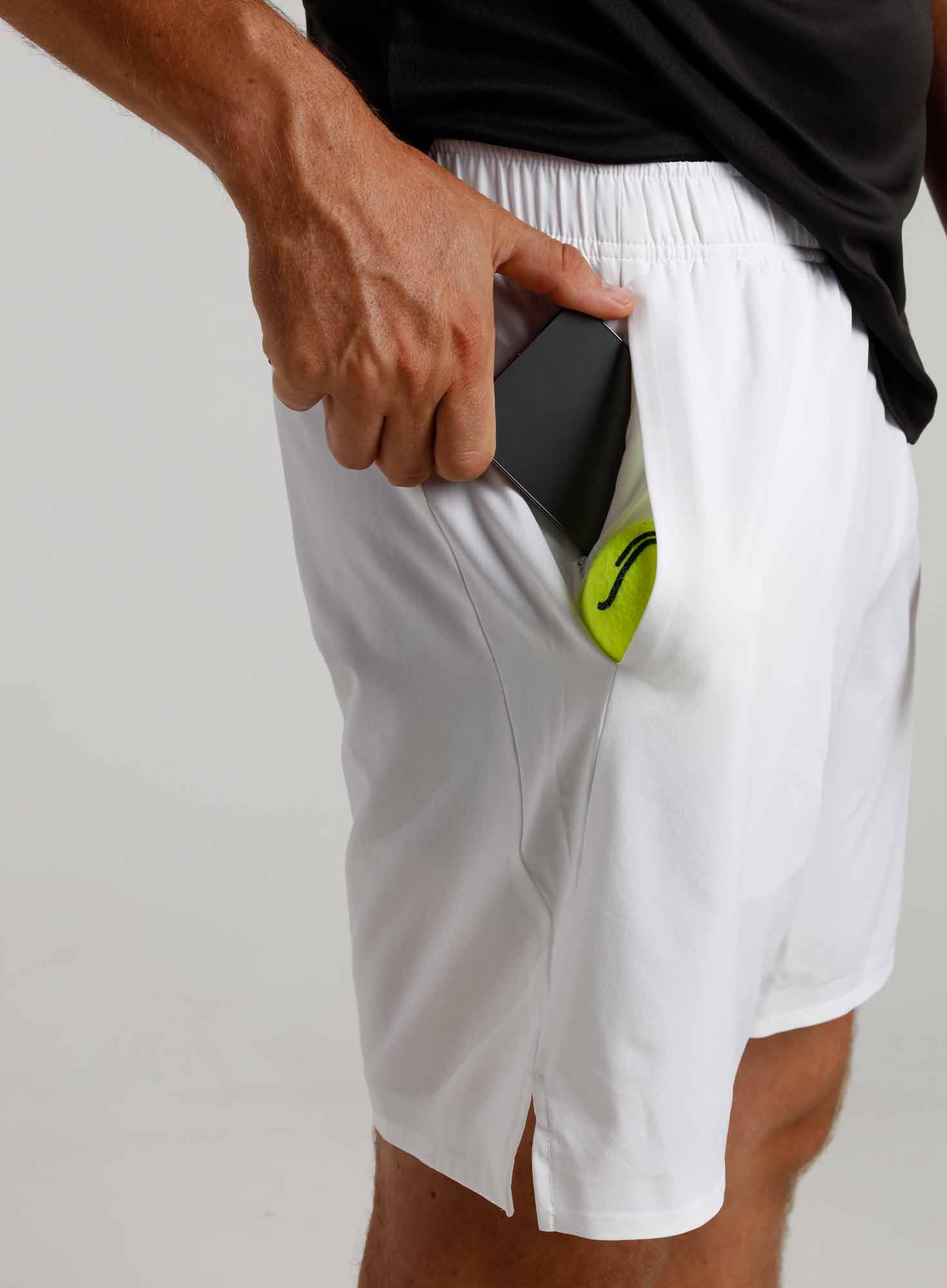 RS Men's Performance Shorts White
