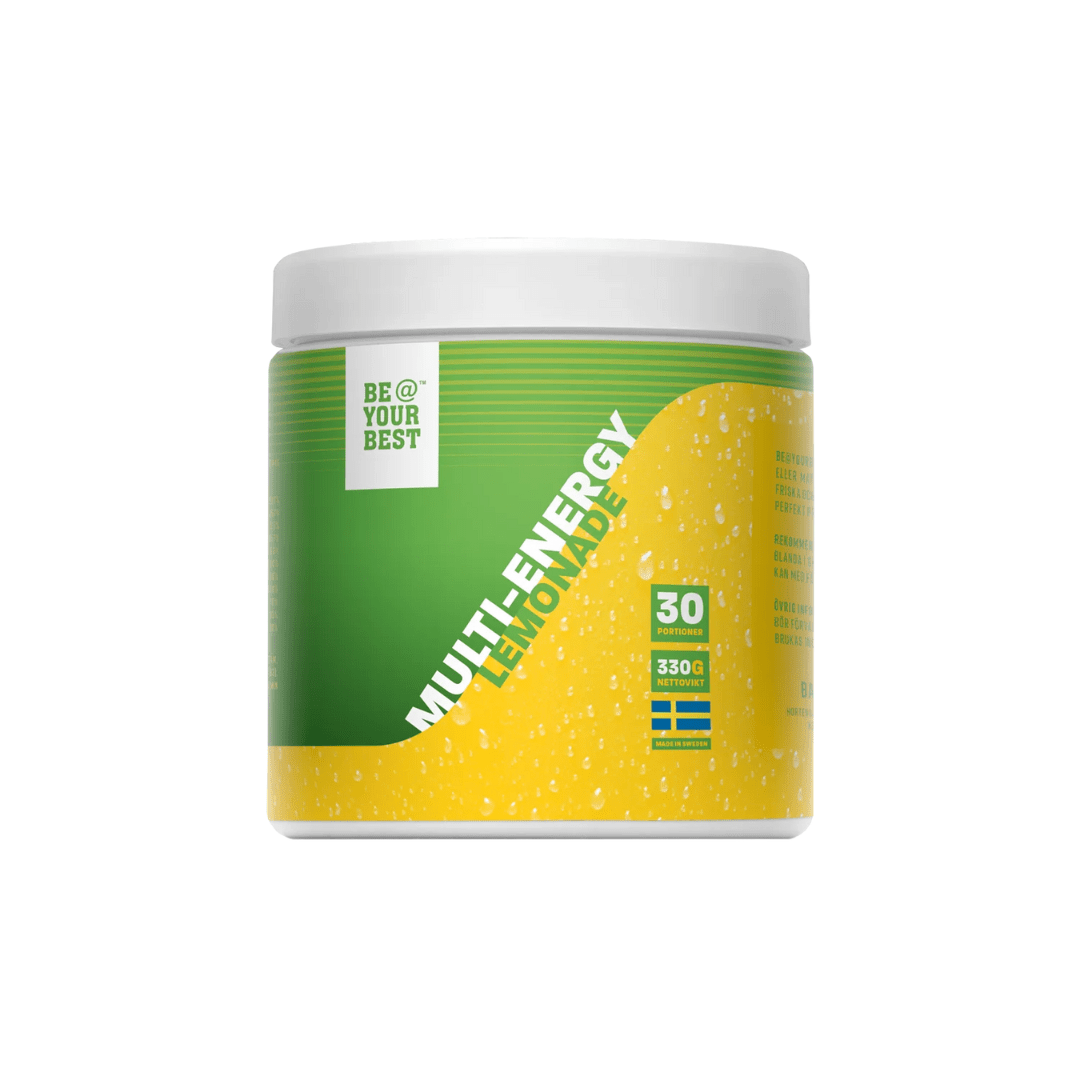 Beatyourbest 2stk MULTI-ENERGY ELECTROLYTE LEMONADE (KAFFEFRI) sportsdrikkepulver