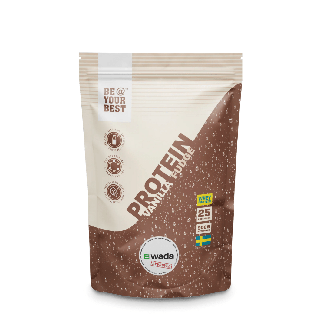 Beatyourbest VALLEPROTEIN VANILLA FUDGE POSE 900G proteinpulver