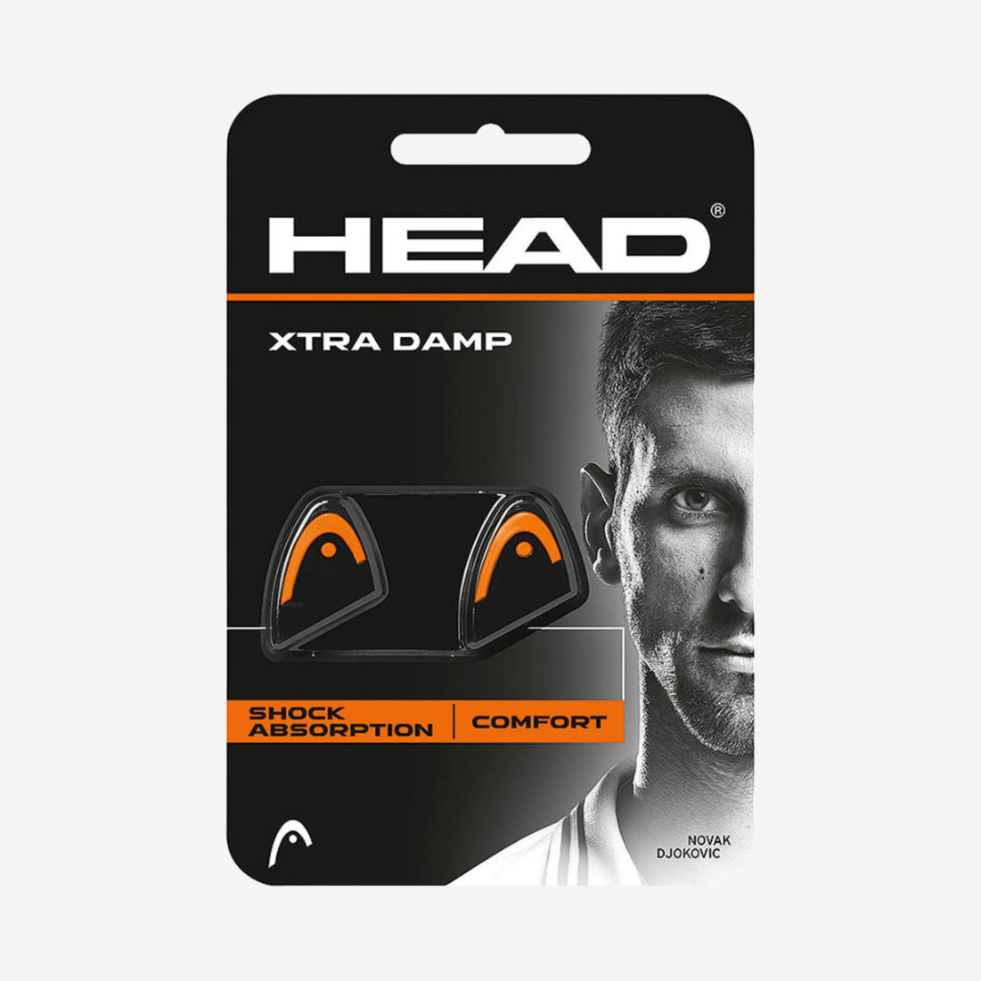 Head Xtra Damp vibration dampener tennis 2-pack black-orange