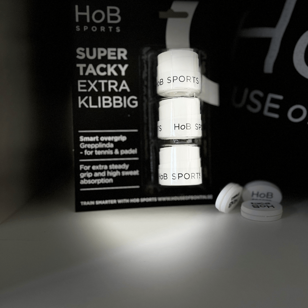HoB Sports Super Tacky overgrip 3-pack HVID