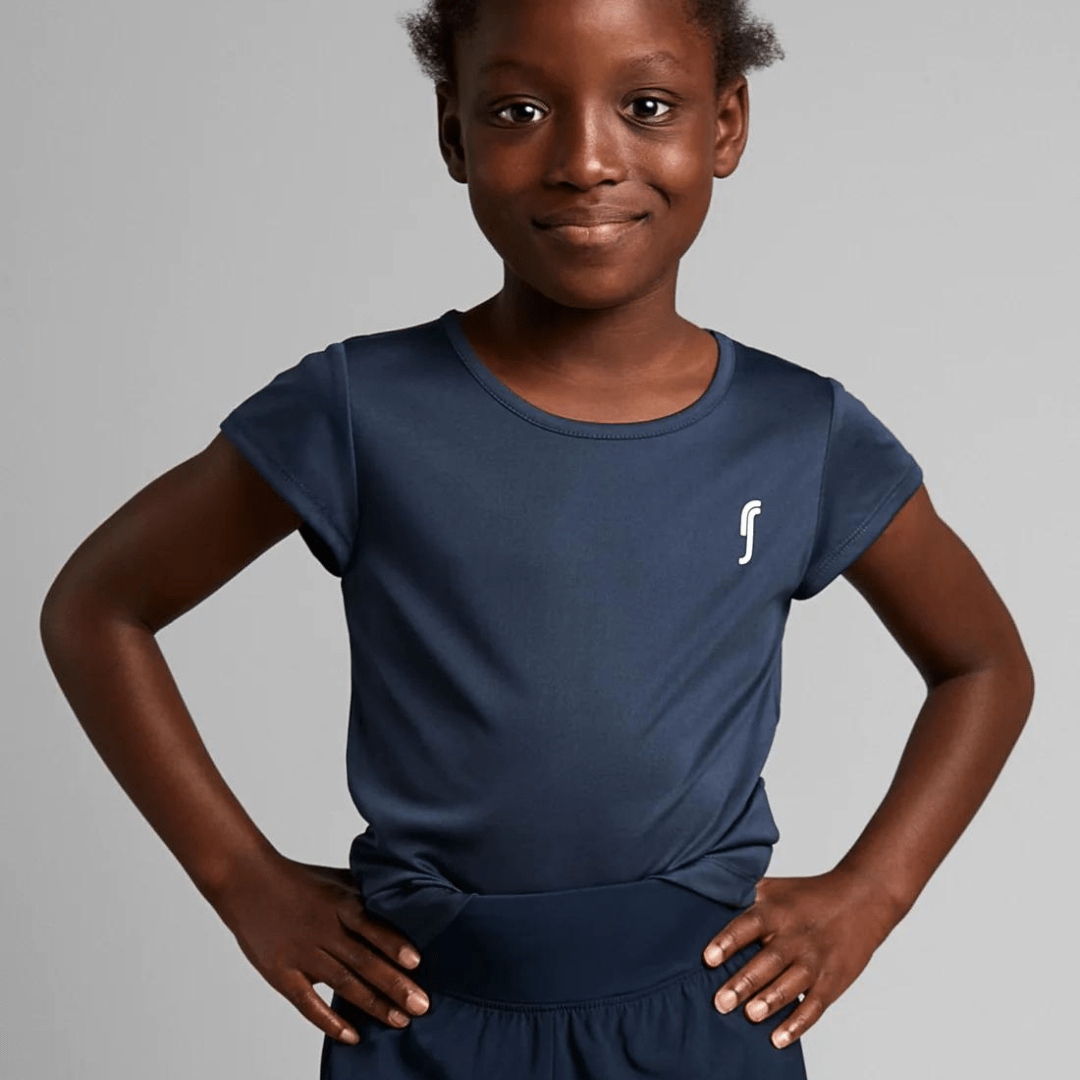 RS Girl's Club Tee Navy t-shirt för träning