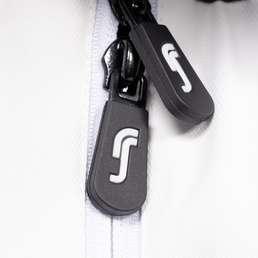 RS Pro Tennis Bag vit & mörkgrå tennisväska 12PK