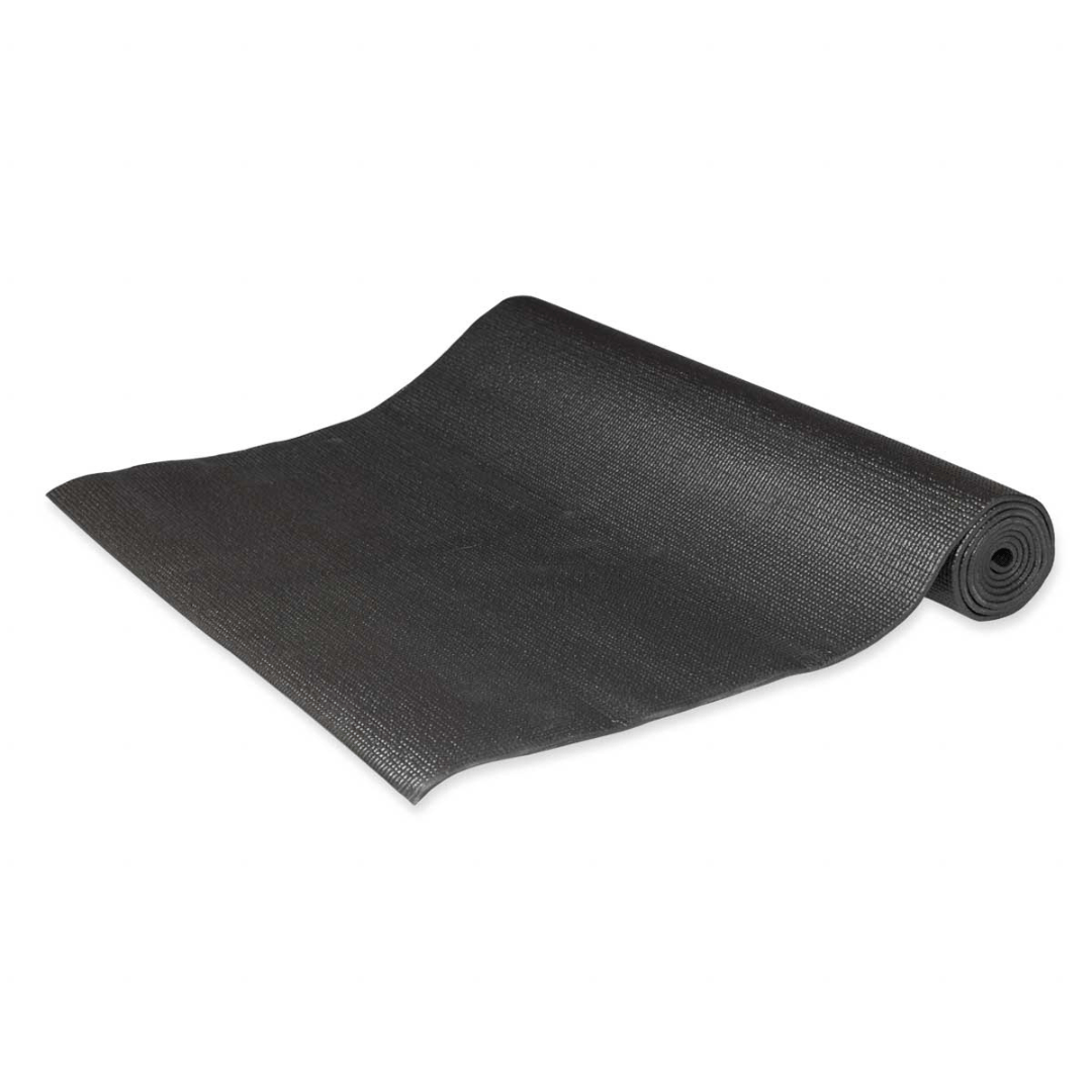 ASG Yoga mat black non-slip 4mm (173x61cm) washable