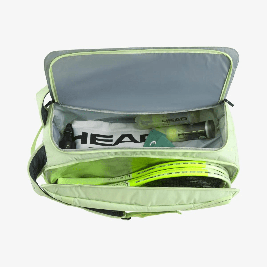 Head Pro Duffle Bag Large LLAN liquid lime & anthracite 9-pack tennisracketväska