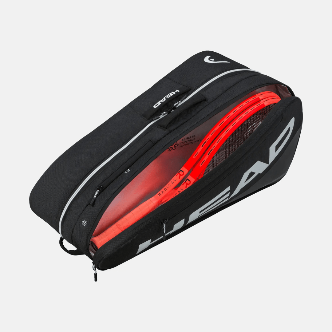 Head Tour Racquet Tennis Bag L BK tennis racket bag black