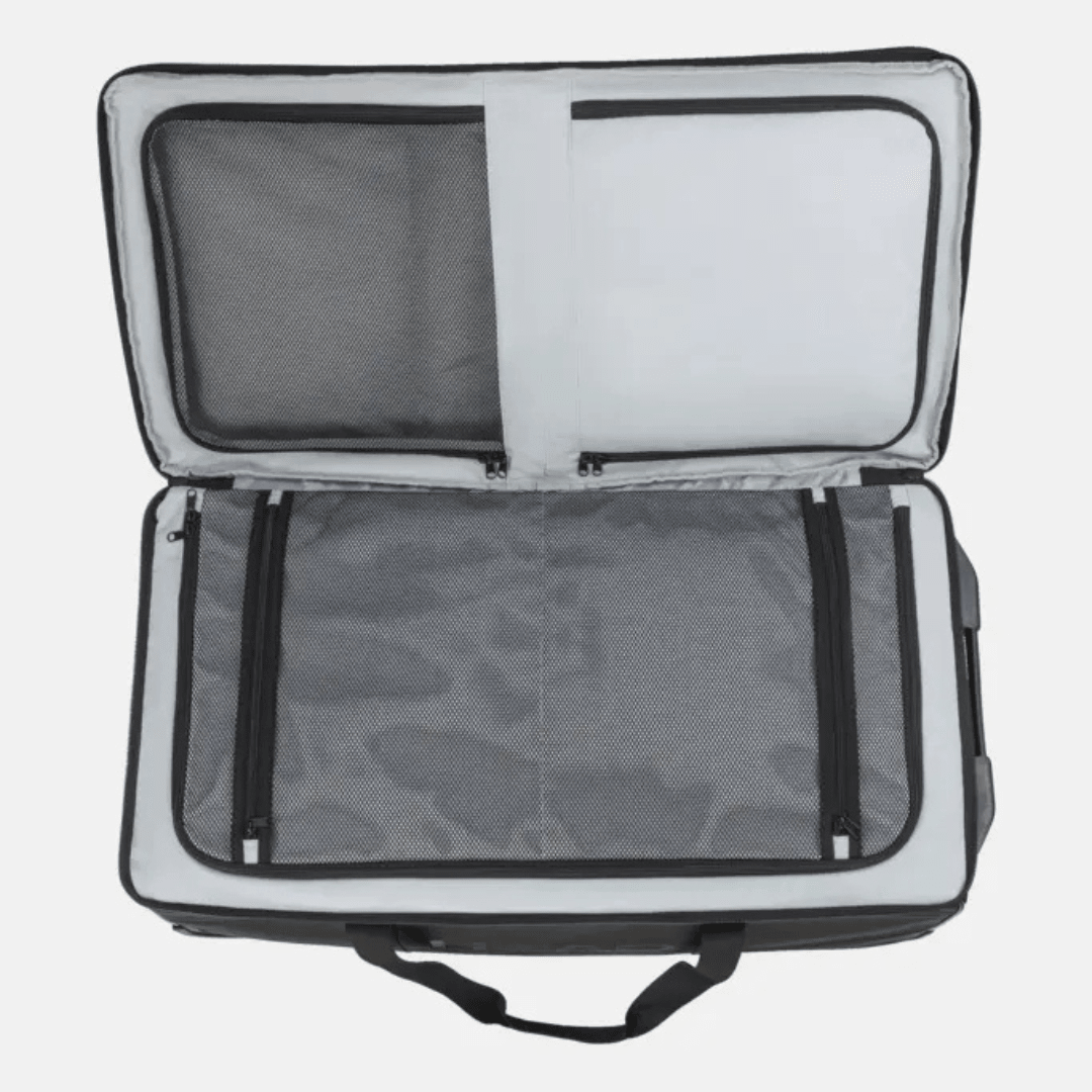 Head Tour Travel Bag 125L BK: Black Wheeled Travel Bag for Tennis Players