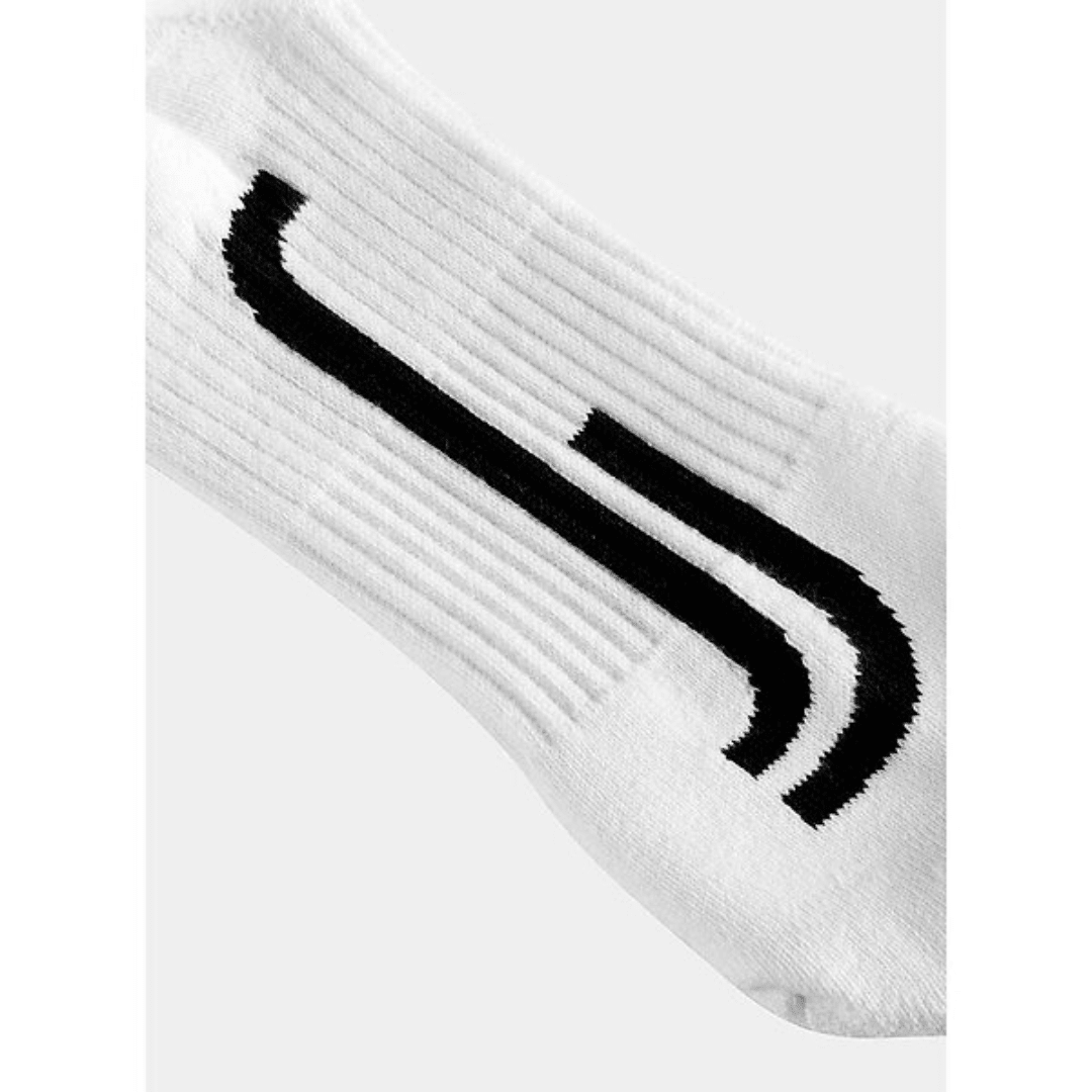RS Cushioned Performance Socks 3-pak sportsstrømper hvide med sort stribe