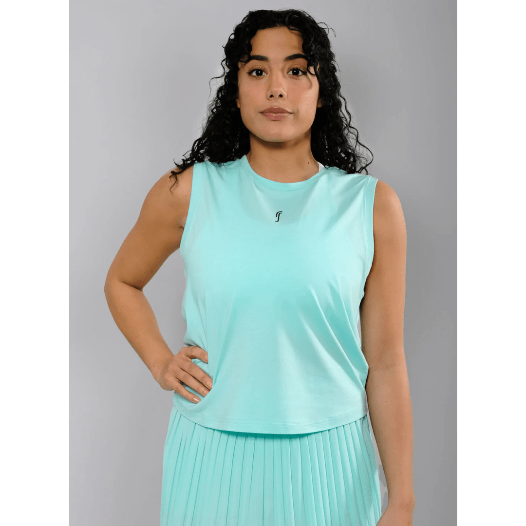 RS Women's Paris Relaxed Tank Ace Blue träningslinne tennis & padel