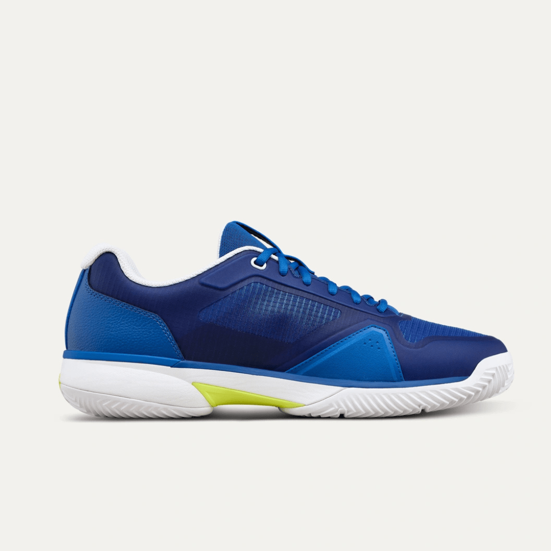 Wilson Rush Lite 5 Clay Men's Tennis Shoe Deja Vu Blue/White/Safety Yellow grustennissko til mænd