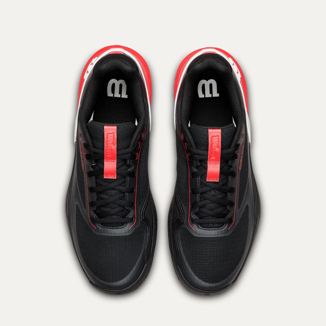 Wilson Rush Pro 5 All-court Men's Tennis Shoe Black/Infrared/White