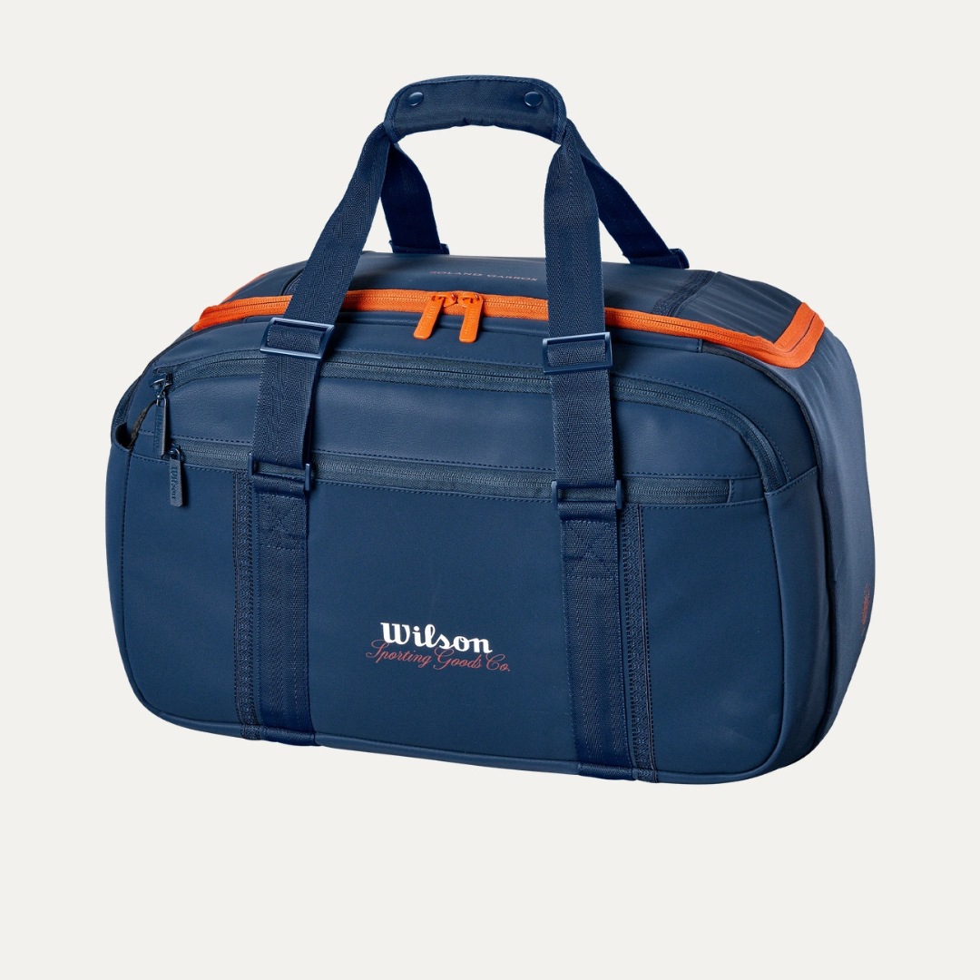 Wilson Roland Garros 2026 Session de Soirée Small Duffel Bag Navy/Clay tennistaske