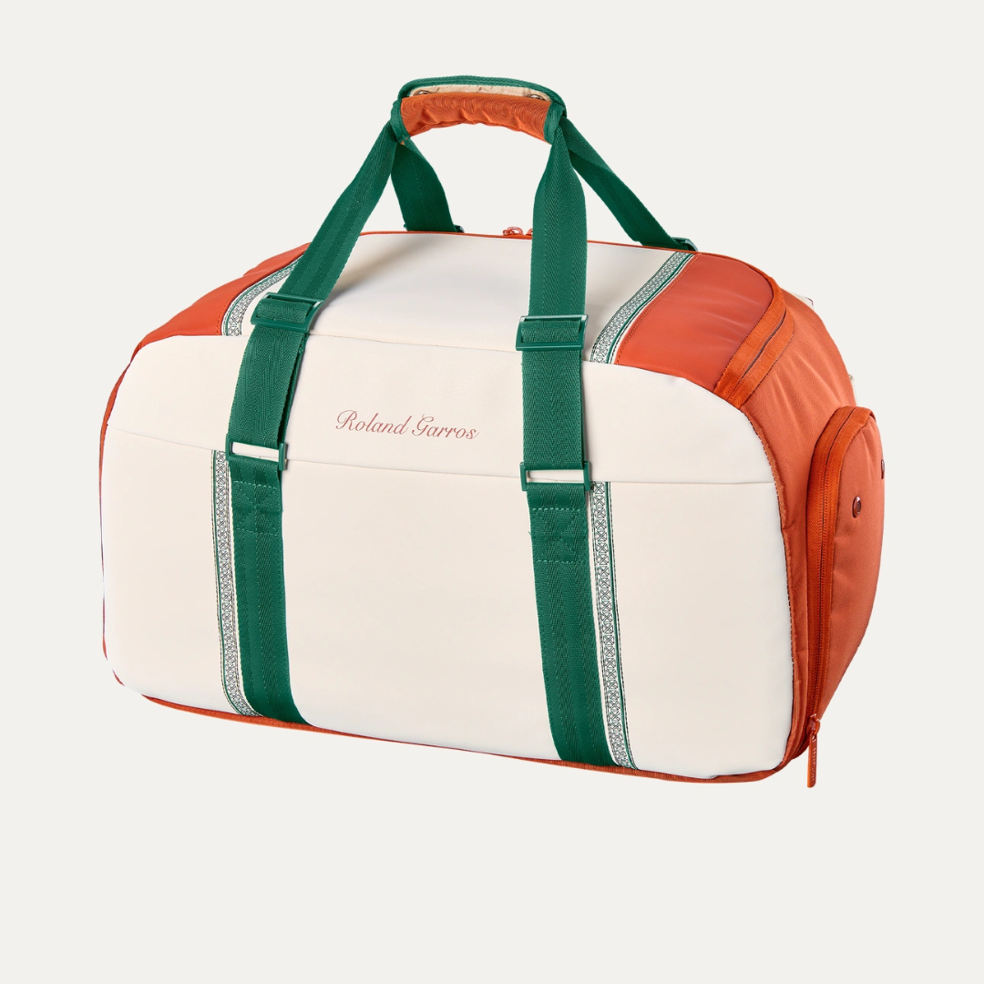 Wilson Roland Garros 2026 Small Duffel Bag Cream/Clay/Green tennistaske