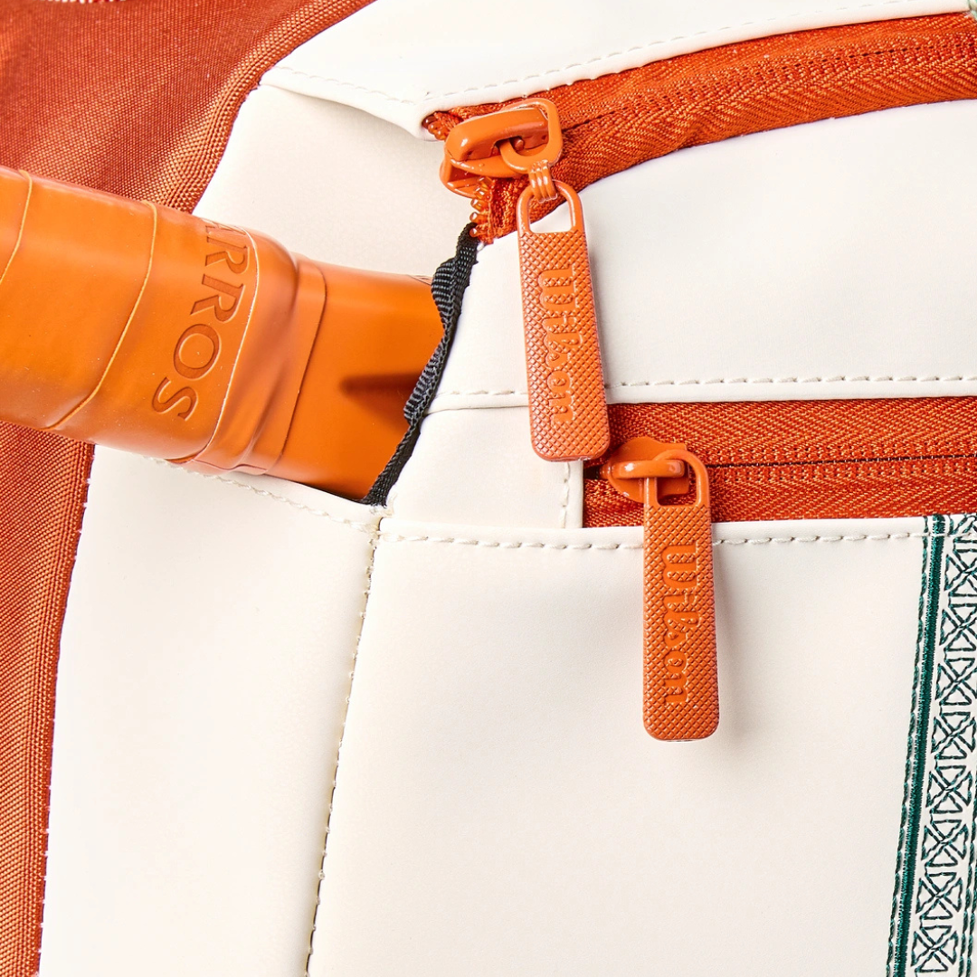 Wilson Roland Garros 2026 Small Duffel Bag Cream/Clay/Green tennistaske