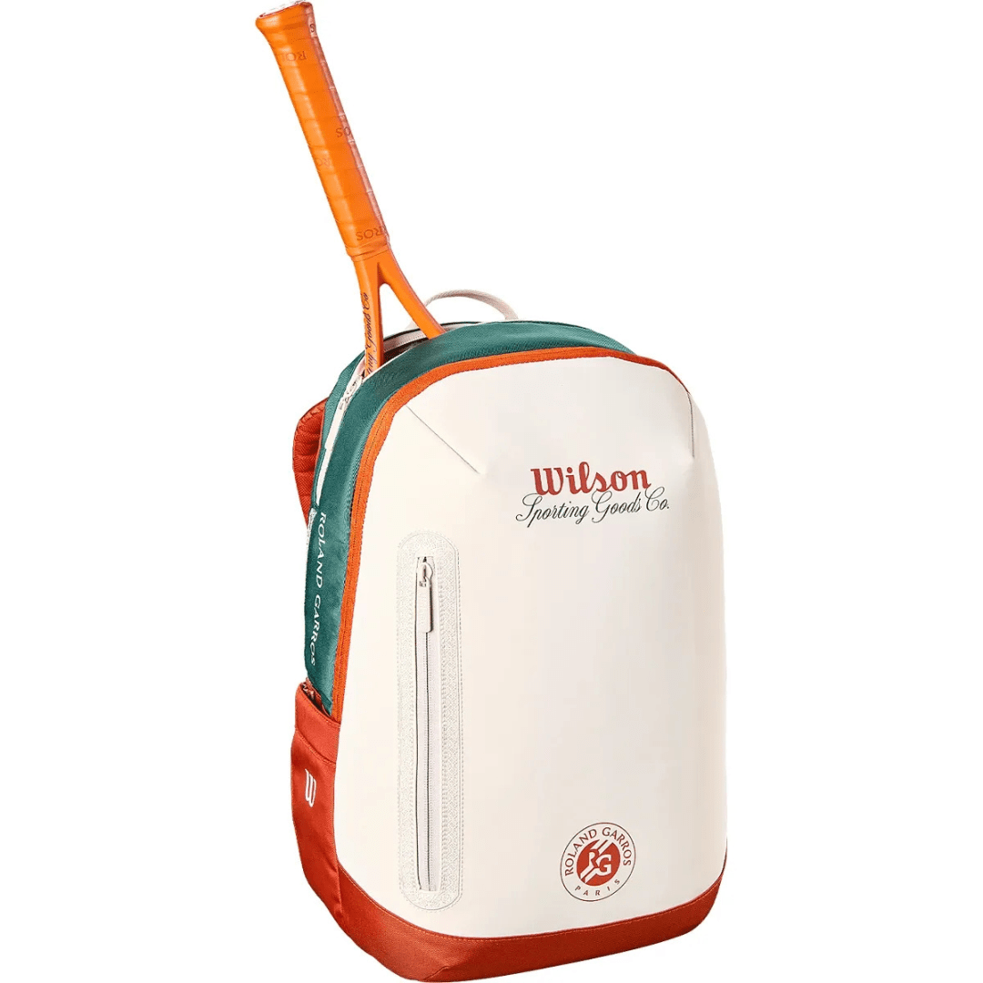 Wilson Roland Garros 2026 Tennis Backpack Cream tennisrygsæk