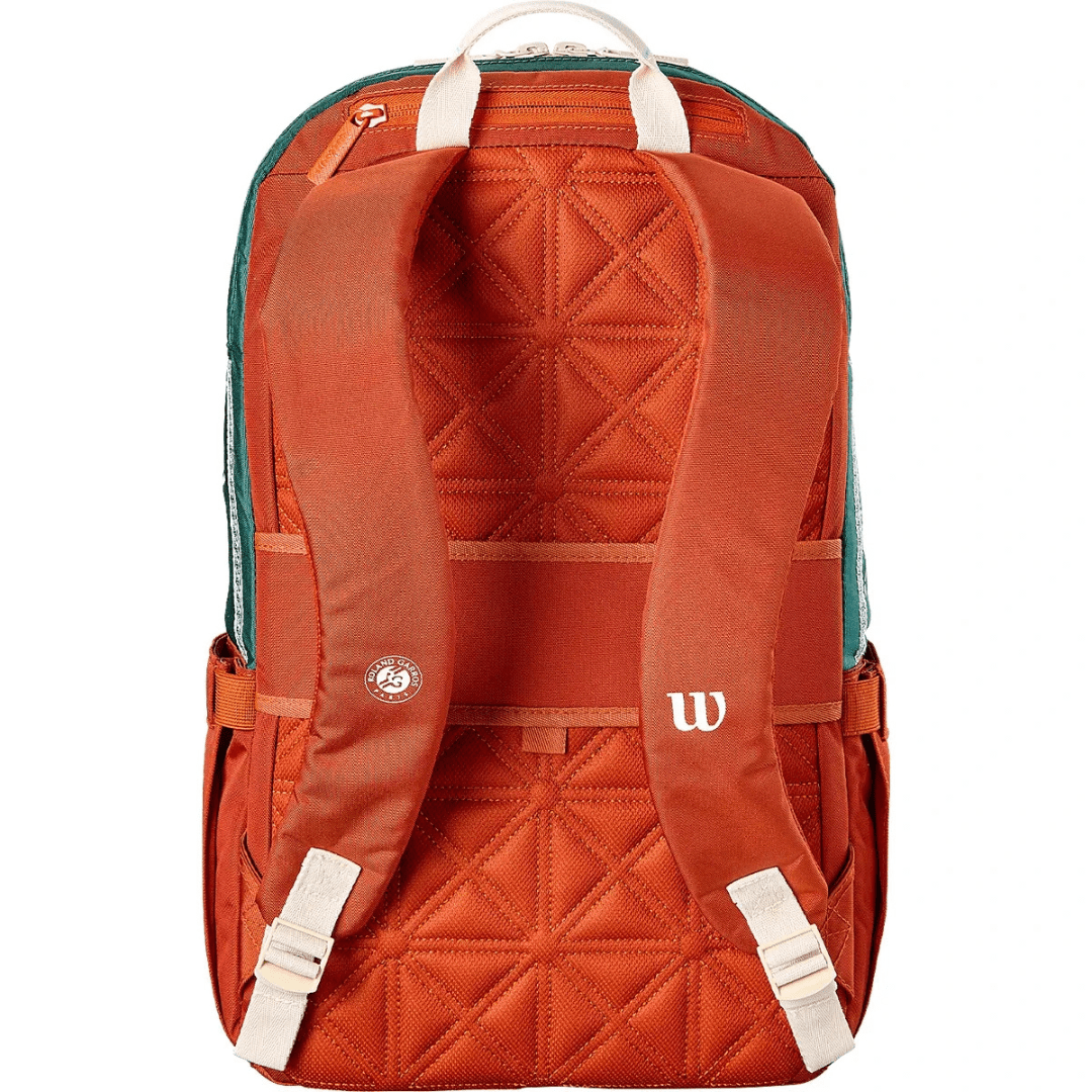 Wilson Roland Garros 2026 Tennis Backpack Cream tennisrygsæk
