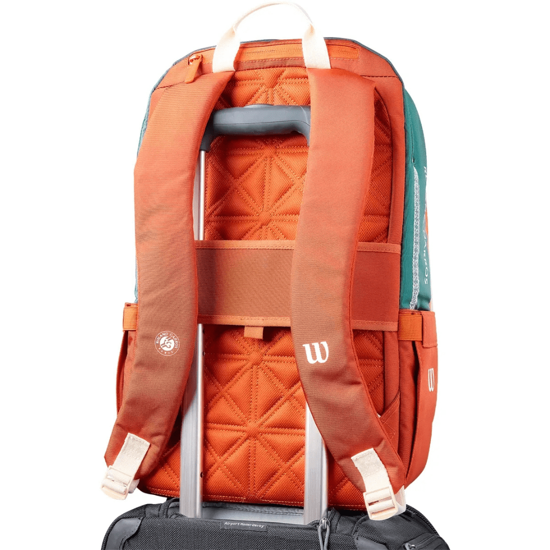 Wilson Roland Garros 2026 Tennis Backpack Cream tennisrygsæk