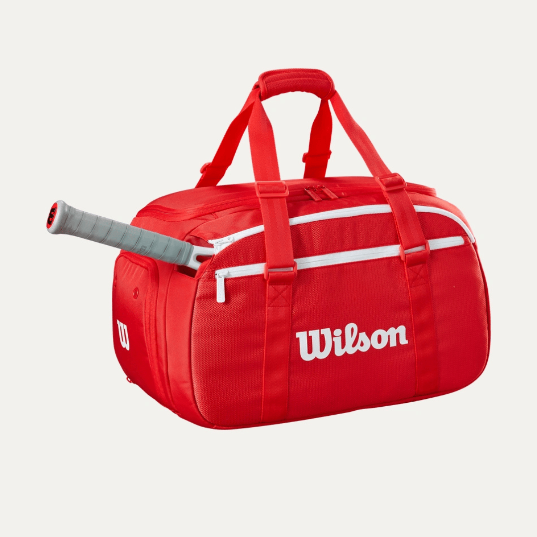 Wilson Super Tour Small Duffle Bag Wilson red 2025 rød duffeltaske til tennis
