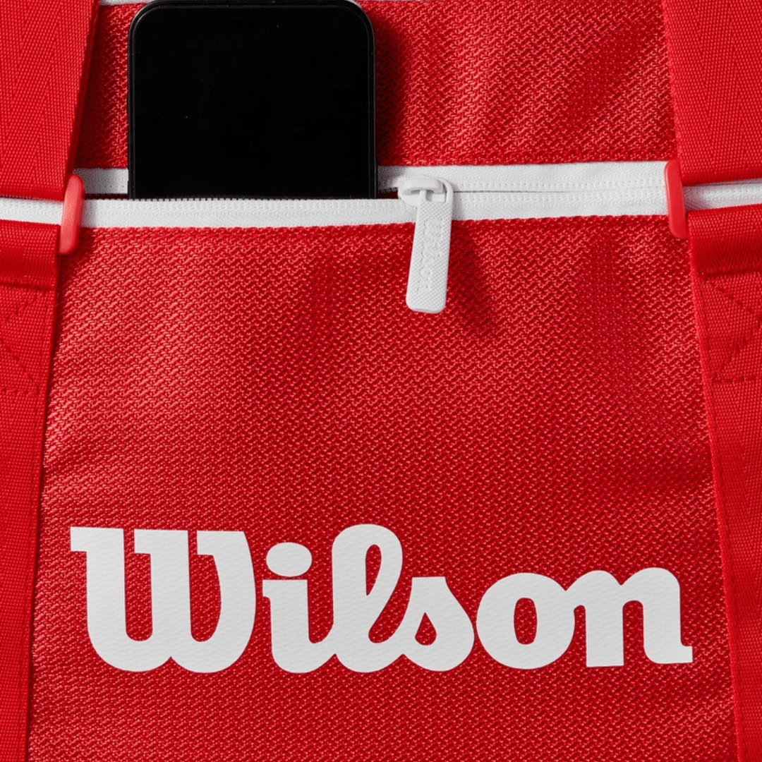 Wilson Super Tour Small Duffle Bag Wilson red 2025 rød duffeltaske til tennis