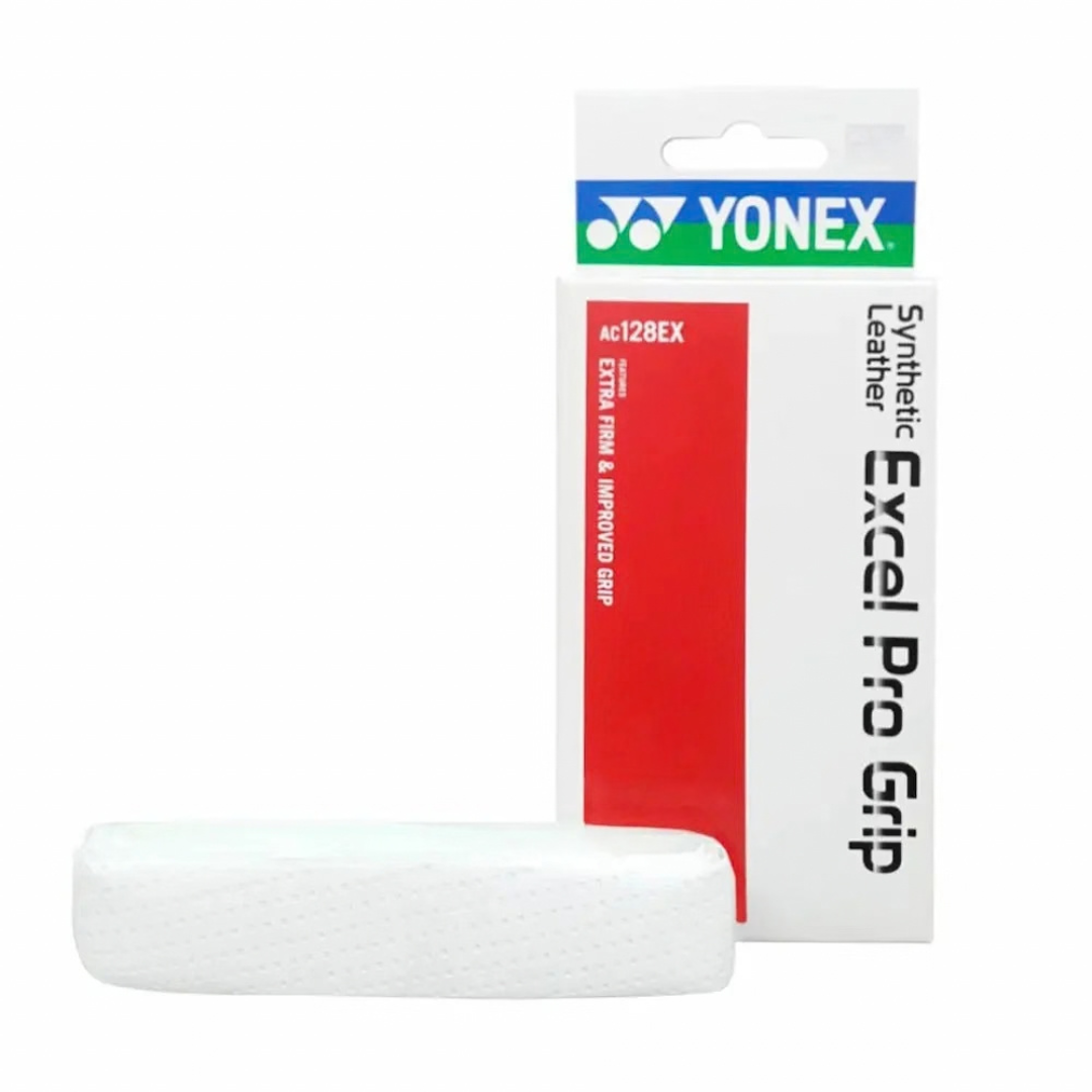 Yonex Excel Pro Grip Synthetic Leather grundlinda vit
