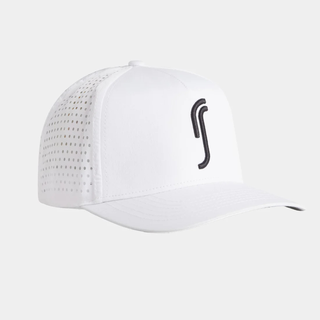 RS Fred Performance Cap White/Black Logo – hvid kasket