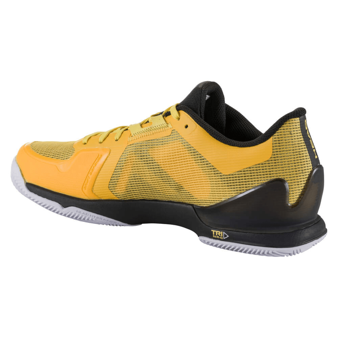 Black and yellow mens tennis shoes online