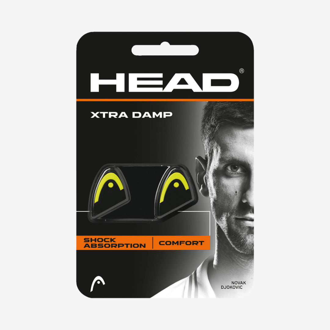 Head Xtra Damp vibration dampener tennis 2-pack black yellow