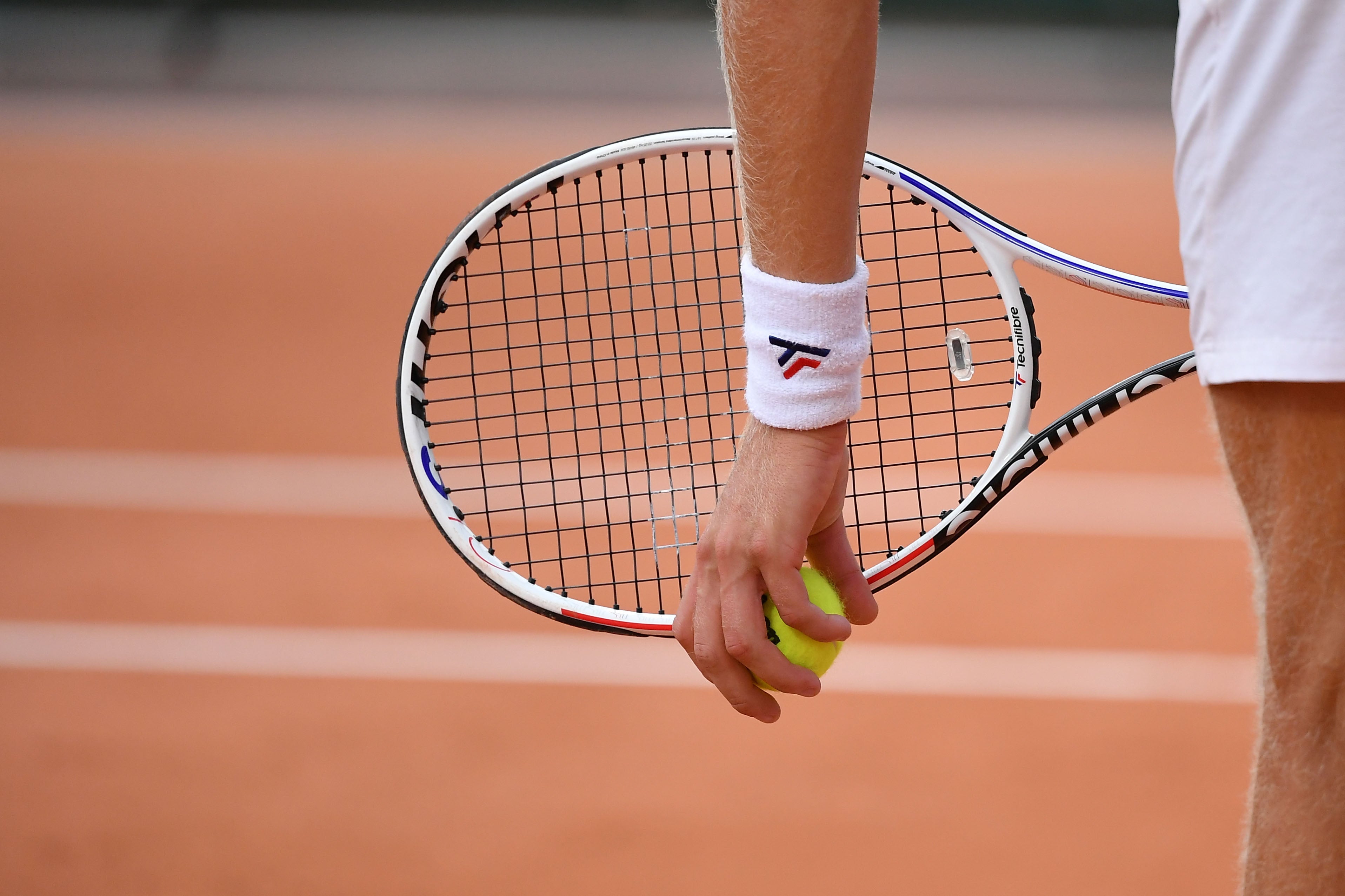 Tecnifibre svettarmband bred vit