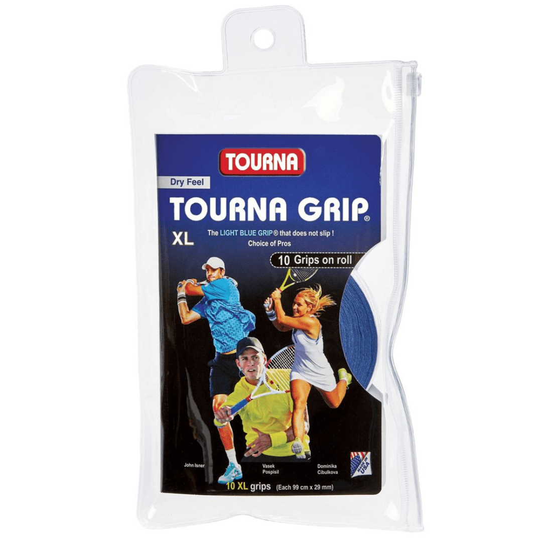 Tourna Grip XL 10-pack Dry Feel Light Blue overgrip