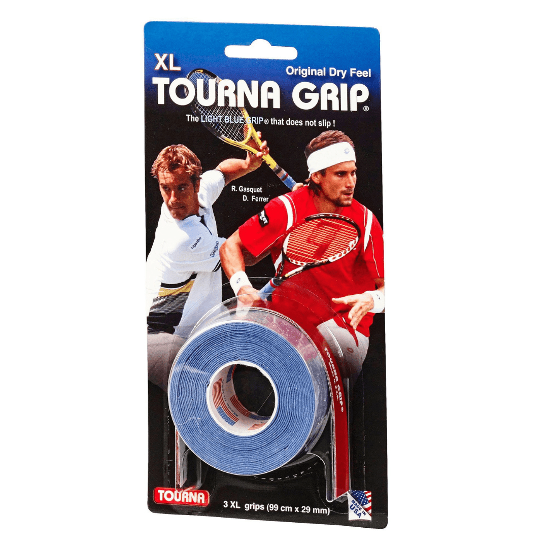 Tourna Grip XL 3-pack Dry Feel Light Blue grepplinda