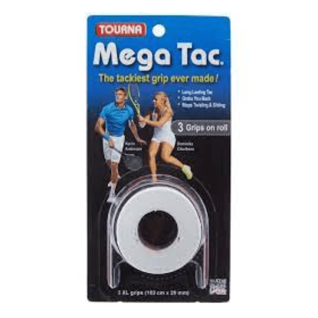 Tourna Mega Tac Grip XL 3-pack white