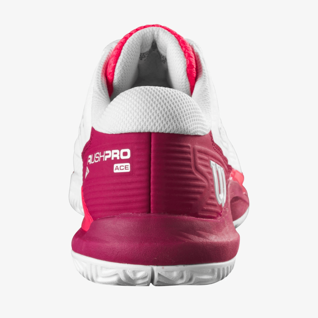 Wilson Rush Pro Ace Jr tennissko all-court Hvid/Rød/Pink